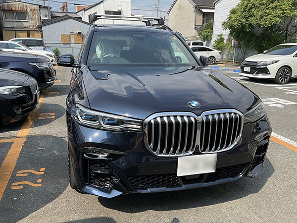 BMW　X7　40D　Mスポーツ　納車地域：大阪府吹田市　個人