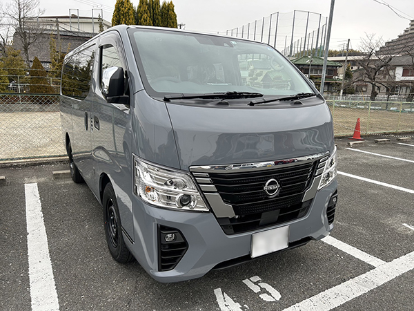 日産　キャラバン　NV350　EX3人乗りガソリン　納車地域：大阪府箕面市　法人