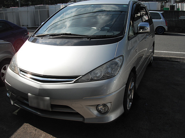 タイヤ交換：トヨタ　エスティマ　ACR30