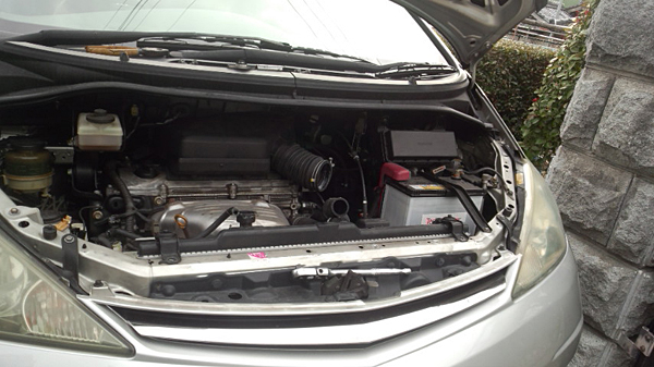 ラジエター交換後