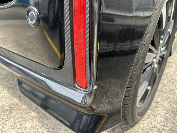 スズキ　スペーシアカスタム　バンパーをぶつけてしまったモノを修理　地域：枚方市　男性