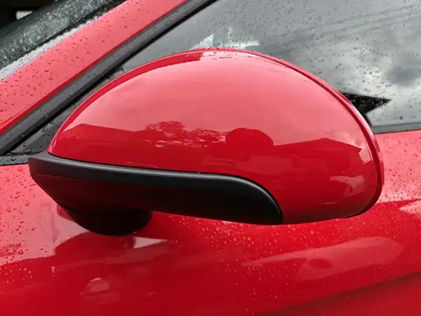 ポルシェ　ボクスター　GTS　ドアミラーの交換　豊中市　男性