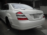 ベンツ S550 追突事故後の各種修理