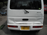 ホンダ アクティーV 追突事故による各種修理:豊中市個人