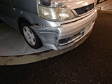 メーカー:日産 車両名:セレナ 地域:吹田市 個人 男性 バンパーが変形したものを修理