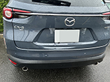 マツダ CX-8 信号待ちをしていた時に、後ろから追突され、バックドアなど損傷